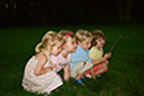 Kids at Pond